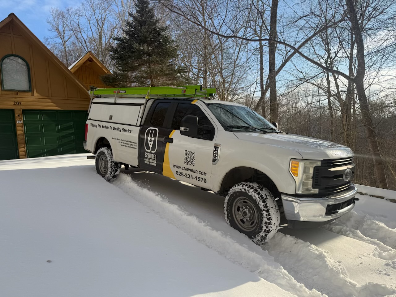 Another Snow Day, Another Generac Generator Install in Wolf Laurel, NC